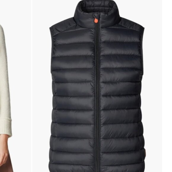 Save the Duck Puffer Vest in Black - Picture 2 of 5